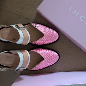 INC International Concepts Pink and White Women's Shoes